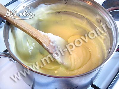 Белково-заварной крем – кулинарный рецепт